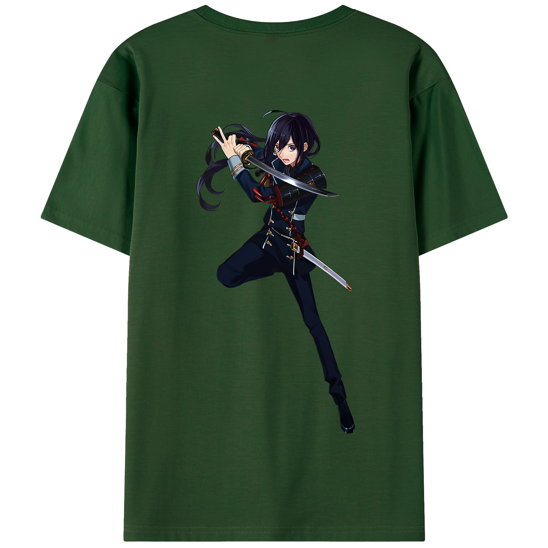 （画像用） 刀剣乱舞 Touken Ranbu 綿100％半袖Tシャツ（背面プリント）